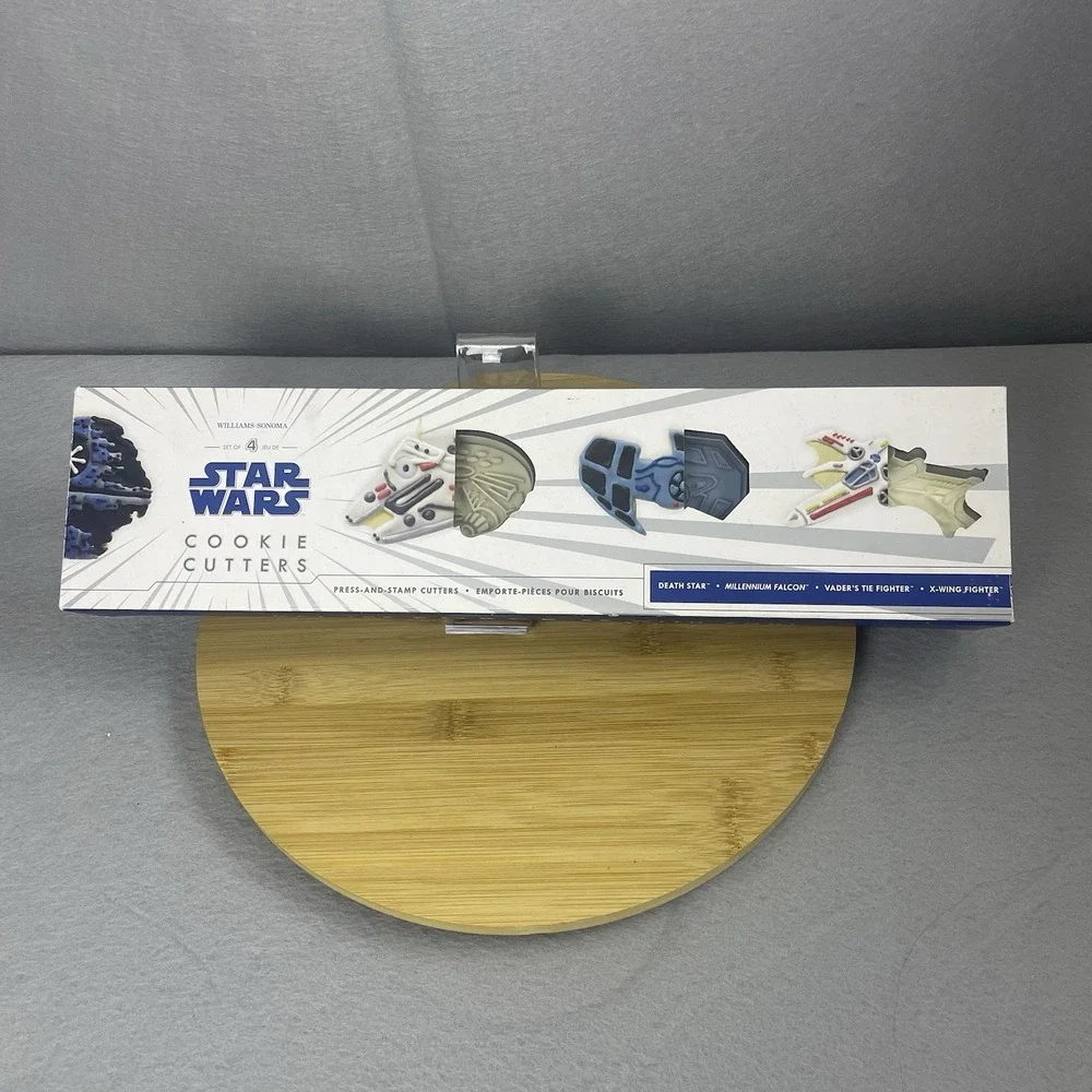 Williams Sonoma Star Wars Cookie Cutters Set of 4 Death‎ Star Millennium